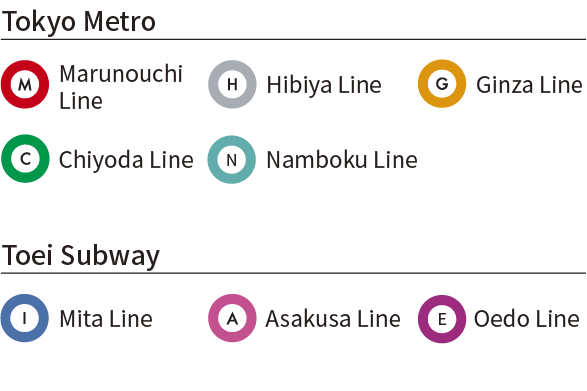 Tokyo metro / Toei Subway