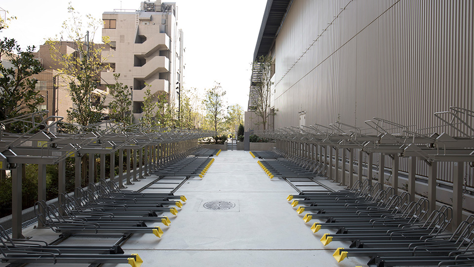 Bicycle parking lot (Multi-story bicycle parking lot)