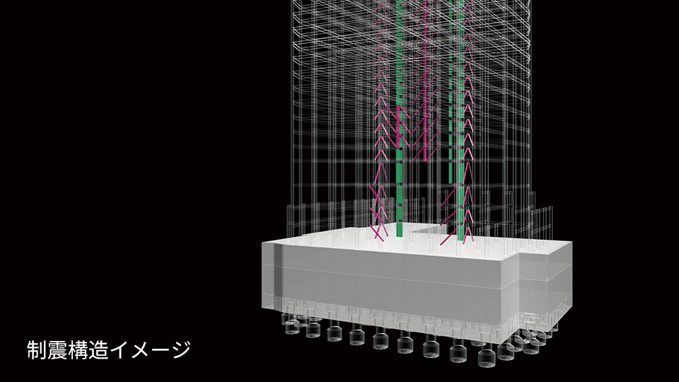 制震構造イメージ