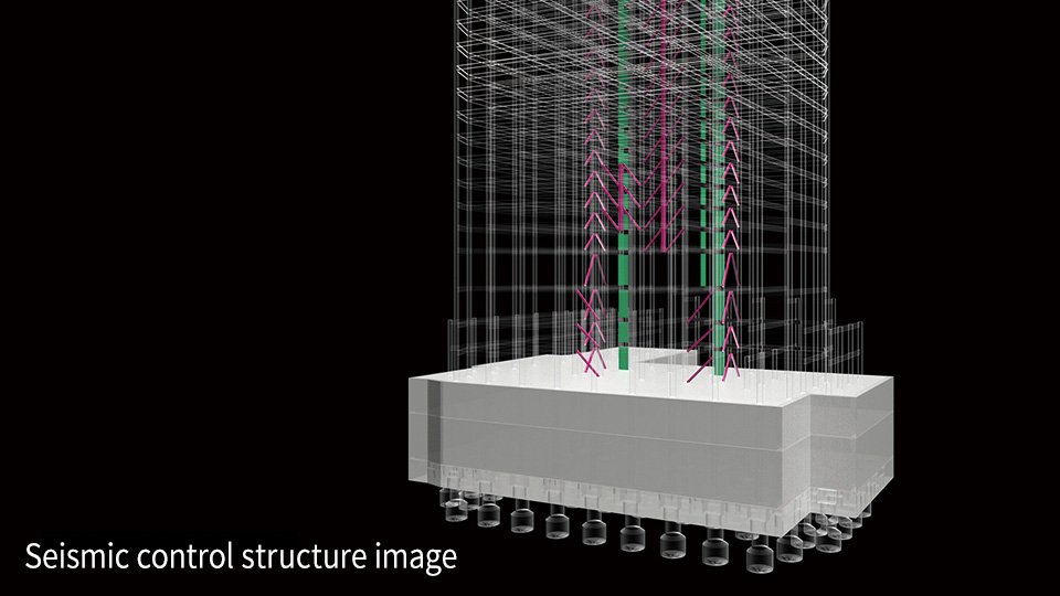 Illustration of damping structure